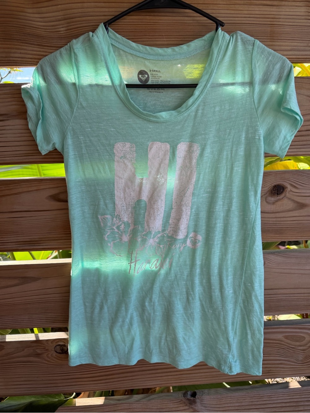 VTG Graphic Hi Print Mint Green Women’s Tee